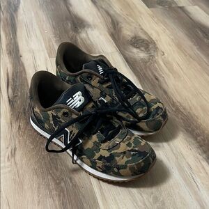 New Balance Camouflage Sneakers with Black Accents